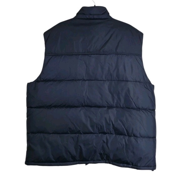 Starter Down Feather Puffer Vest Jacket Mens 2XL 50/52 Black Zip Up Winter - Picture 7 of 11